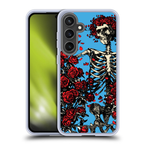 Grateful Dead Trends Bertha Skull Roses Soft Gel Case for Samsung Galaxy S24 FE