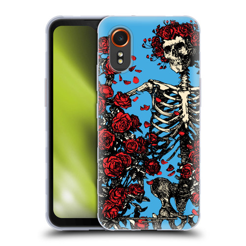 Grateful Dead Trends Bertha Skull Roses Soft Gel Case for Samsung Galaxy Xcover7 5G