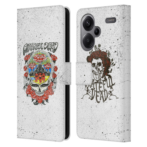 Grateful Dead Trends Rose Leather Book Wallet Case Cover For Xiaomi Redmi Note 13 Pro Plus 5G