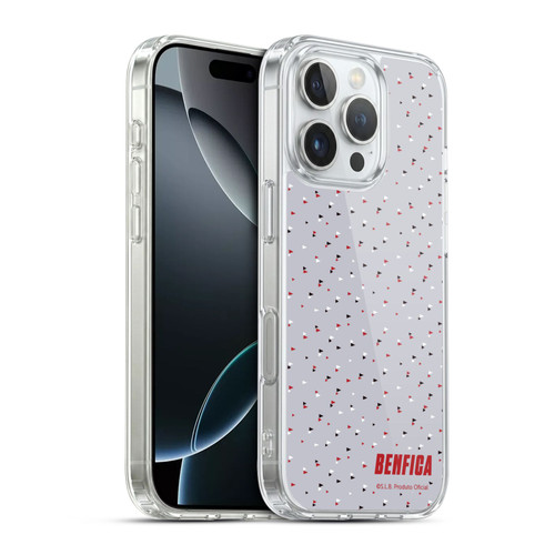 S.L. Benfica 2021/22 Crest Triangles Soft Gel Case for Apple iPhone 16 Pro