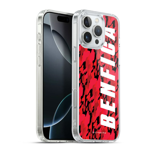 S.L. Benfica 2021/22 Crest Camouflage Soft Gel Case for Apple iPhone 16 Pro Max