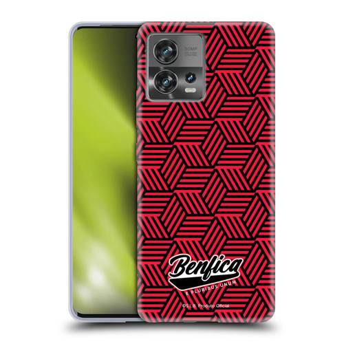 S.L. Benfica 2021/22 Crest Geometric Soft Gel Case for Motorola Moto Edge 30 Fusion