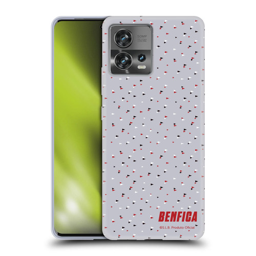 S.L. Benfica 2021/22 Crest Triangles Soft Gel Case for Motorola Moto Edge 30 Fusion