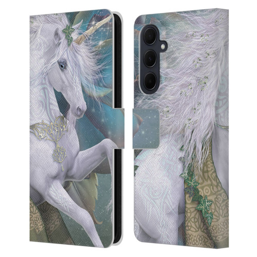 Laurie Prindle Fantasy Horse Kieran Unicorn Leather Book Wallet Case Cover For Samsung Galaxy A35 5G
