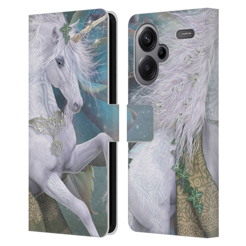Laurie Prindle Fantasy Horse Kieran Unicorn Leather Book Wallet Case Cover For Xiaomi Redmi Note 13 Pro Plus 5G