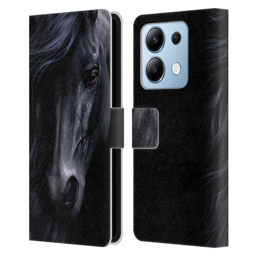 Laurie Prindle Western Stallion The Black Leather Book Wallet Case Cover For Xiaomi Redmi Note 13/13 Pro 5G