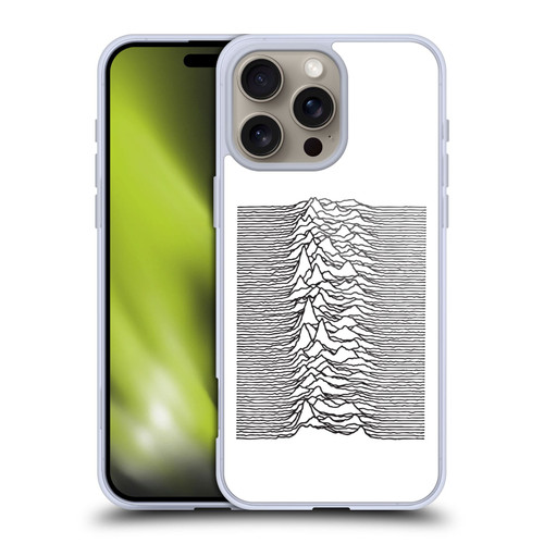 Joy Division Graphics Pulsar Waves Soft Gel Case for Apple iPhone 16 Pro Max