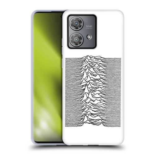 Joy Division Graphics Pulsar Waves Soft Gel Case for Motorola Edge 40 Neo 5G