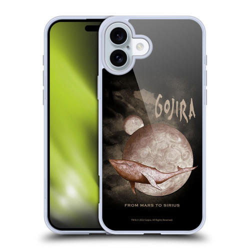 Gojira Graphics From Mars to Sirus Soft Gel Case for Apple iPhone 16 Plus