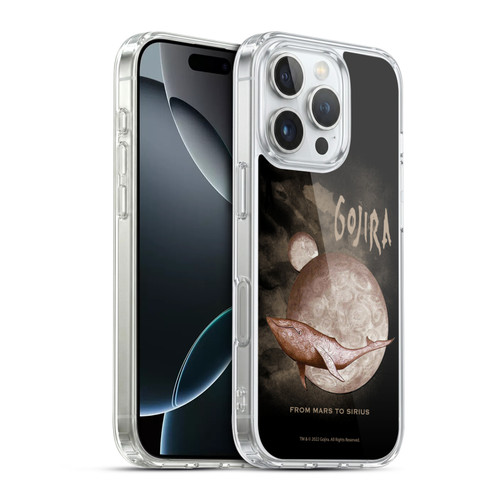 Gojira Graphics From Mars to Sirius in Black Soft Gel Case for Apple iPhone 16 Pro & MagSafe
