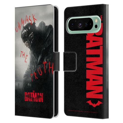 The Batman Posters Riddler Unmask The Truth Leather Book Wallet Case Cover For Google Pixel 9 Pro XL