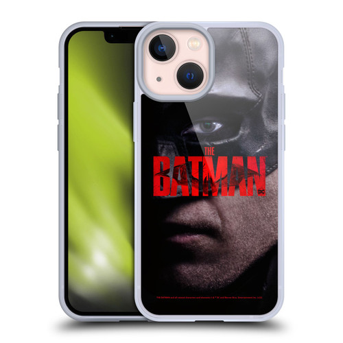 The Batman Posters Close Up Soft Gel Case for Apple iPhone 13 Mini
