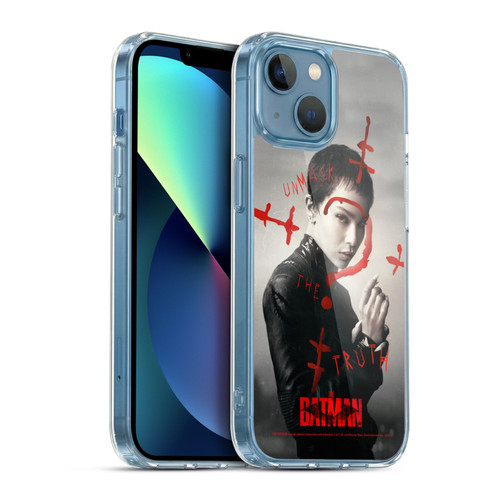 The Batman Posters Catwoman Unmask The Truth Soft Gel Case for Apple iPhone 13 Mini & MagSafe