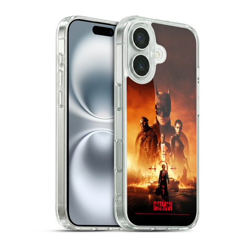 The Batman Posters Group Soft Gel Case for Apple iPhone 16 & MagSafe
