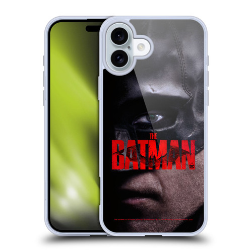 The Batman Posters Close Up Soft Gel Case for Apple iPhone 16 Plus