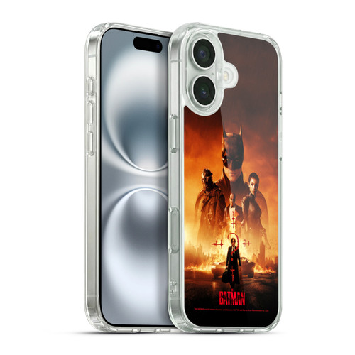 The Batman Posters Group Soft Gel Case for Apple iPhone 16 Plus & MagSafe