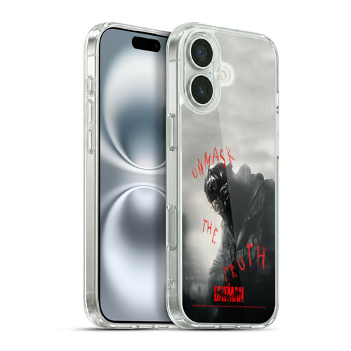 The Batman Posters Riddler Unmask The Truth Soft Gel Case for Apple iPhone 16 Plus & MagSafe