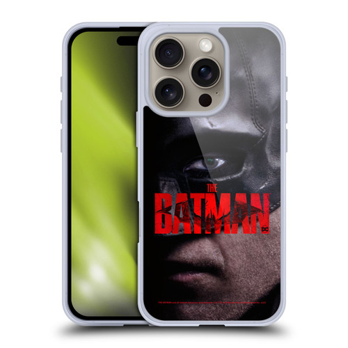 The Batman Posters Close Up Soft Gel Case for Apple iPhone 16 Pro