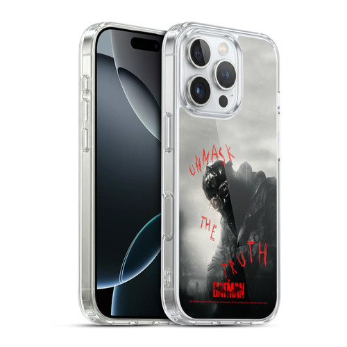 The Batman Posters Riddler Unmask The Truth Soft Gel Case for Apple iPhone 16 Pro & MagSafe
