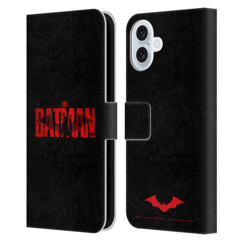 The Batman Posters Logo Leather Book Wallet Case Cover For Apple iPhone 16 Plus