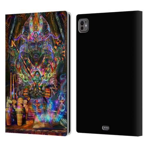 Jumbie Art Gods and Goddesses Osiris Leather Book Wallet Case Cover For Apple iPad Pro 11 M4 2024