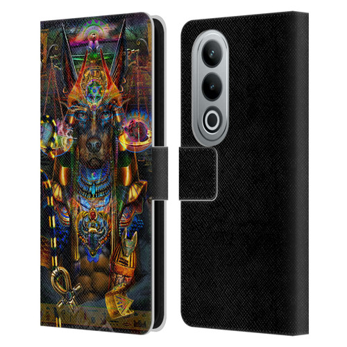 Jumbie Art Gods and Goddesses Anubis Leather Book Wallet Case Cover For OPPO OnePlus Ace 3V 5G