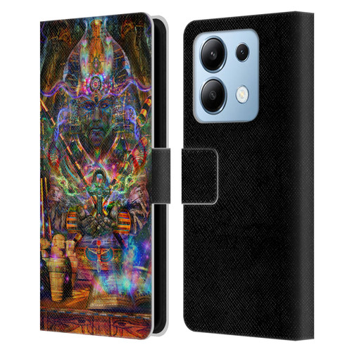 Jumbie Art Gods and Goddesses Osiris Leather Book Wallet Case Cover For Xiaomi Redmi Note 13/13 Pro 5G