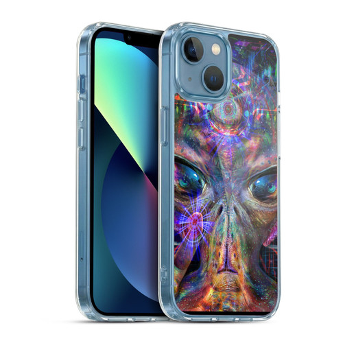 Jumbie Art Visionary Alien Soft Gel Case for Apple iPhone 13 Mini & MagSafe