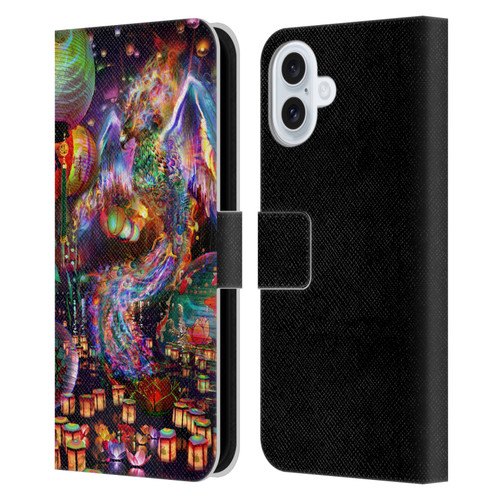 Jumbie Art Visionary Phoenix Leather Book Wallet Case Cover For Apple iPhone 16 Plus