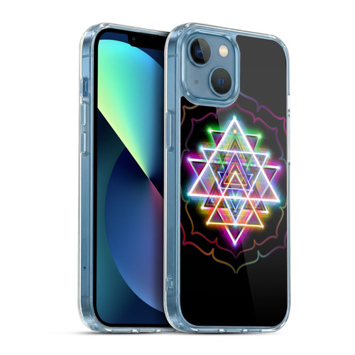 Jumbie Art Visionary Sri Yantra Soft Gel Case for Apple iPhone 13 Mini & MagSafe