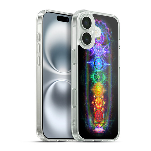 Jumbie Art Visionary Chakras Soft Gel Case for Apple iPhone 16 Plus & MagSafe
