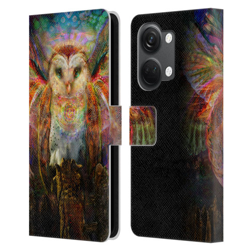 Jumbie Art Visionary Owl Leather Book Wallet Case Cover For OnePlus Nord 3 5G