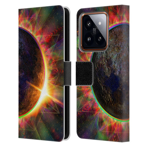 Jumbie Art Visionary Eclipse Leather Book Wallet Case Cover For Xiaomi 14