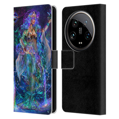 Jumbie Art Visionary Aquarius Leather Book Wallet Case Cover For Xiaomi 14 Ultra