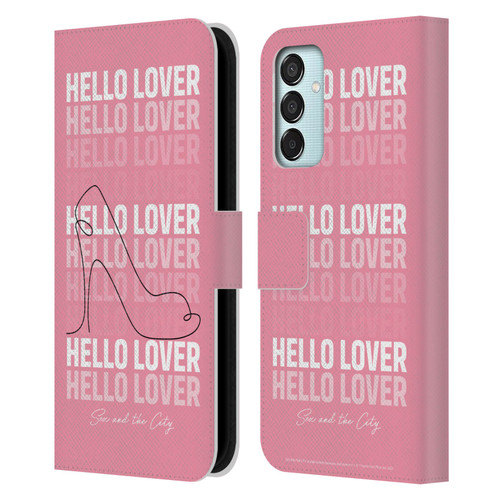 Sex and The City: Television Series Characters Hello Lover Carrie Leather Book Wallet Case Cover For Samsung Galaxy M15/F15 5G