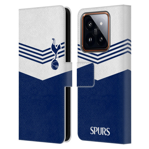 Tottenham Hotspur F.C. Badge 1978 Stripes Leather Book Wallet Case Cover For Xiaomi 14