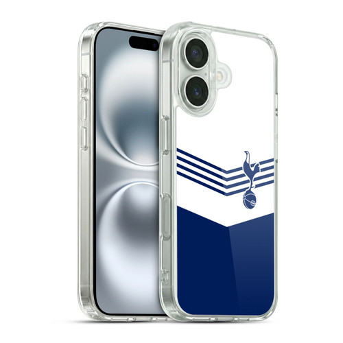 Tottenham Hotspur F.C. Badge 1978 Stripes Soft Gel Case for Apple iPhone 16 & MagSafe