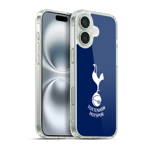 Tottenham Hotspur F.C. Badge Cockerel Soft Gel Case for Apple iPhone 16 Plus & MagSafe