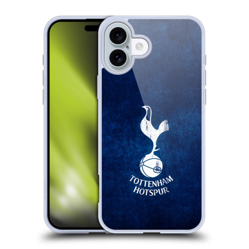 Tottenham Hotspur F.C. Badge Distressed Soft Gel Case for Apple iPhone 16 Plus & MagSafe