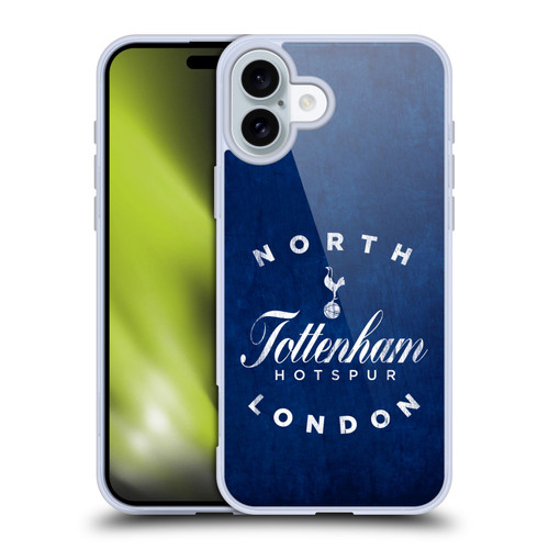 Tottenham Hotspur F.C. Badge North London Soft Gel Case for Apple iPhone 16 Plus