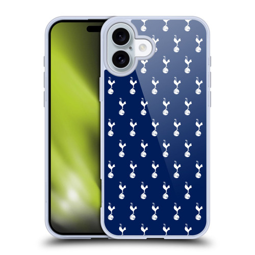 Tottenham Hotspur F.C. Badge Pattern Soft Gel Case for Apple iPhone 16 Plus & MagSafe