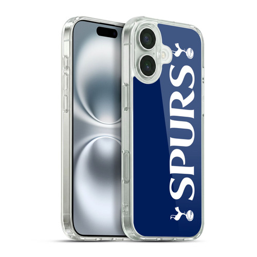 Tottenham Hotspur F.C. Badge SPURS Soft Gel Case for Apple iPhone 16 Plus & MagSafe