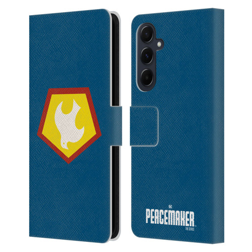 Peacemaker: Television Series Graphics Logo Leather Book Wallet Case Cover For Samsung Galaxy A55 5G