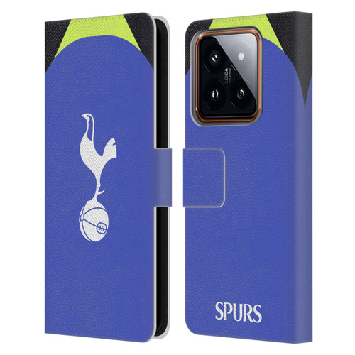 Tottenham Hotspur F.C. 2022/23 Badge Kit Away Leather Book Wallet Case Cover For Xiaomi 14