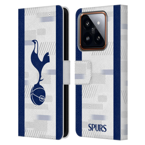 Tottenham Hotspur F.C. 2023/24 Badge Home Kit Leather Book Wallet Case Cover For Xiaomi 14