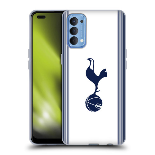 Tottenham Hotspur F.C. 2024/25 Badge Kit Home Soft Gel Case for OPPO Reno 4 5G