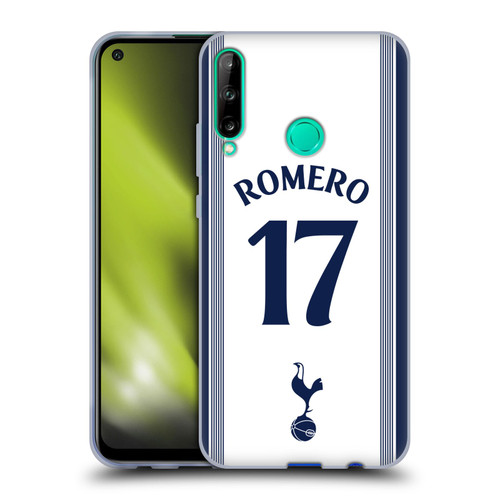 Tottenham Hotspur F.C. 2024/25 Players Home Kit Cristian Romero Soft Gel Case for Huawei P40 lite E