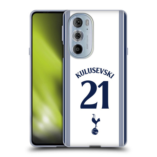 Tottenham Hotspur F.C. 2024/25 Players Home Kit Dejan Kulusevski Soft Gel Case for Motorola Edge X30