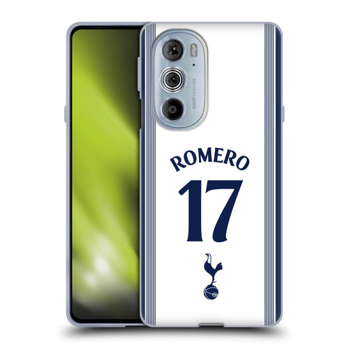 Tottenham Hotspur F.C. 2024/25 Players Home Kit Cristian Romero Soft Gel Case for Motorola Edge X30