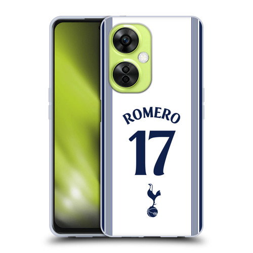 Tottenham Hotspur F.C. 2024/25 Players Home Kit Cristian Romero Soft Gel Case for OnePlus Nord CE 3 Lite 5G